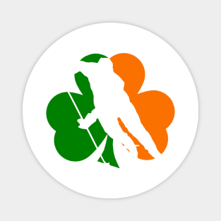 Shamrock Hockey Flag Magnet